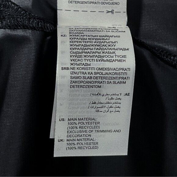 adidas Own the Run Jacket — Lightweight Black Windbreaker Running Jacket NWT - Picture 14 of 16